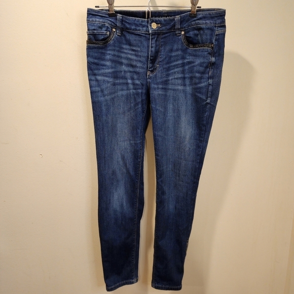 WHBM The Skimmer Washed blue skinny Jeans size 8 - Picture 8 of 11